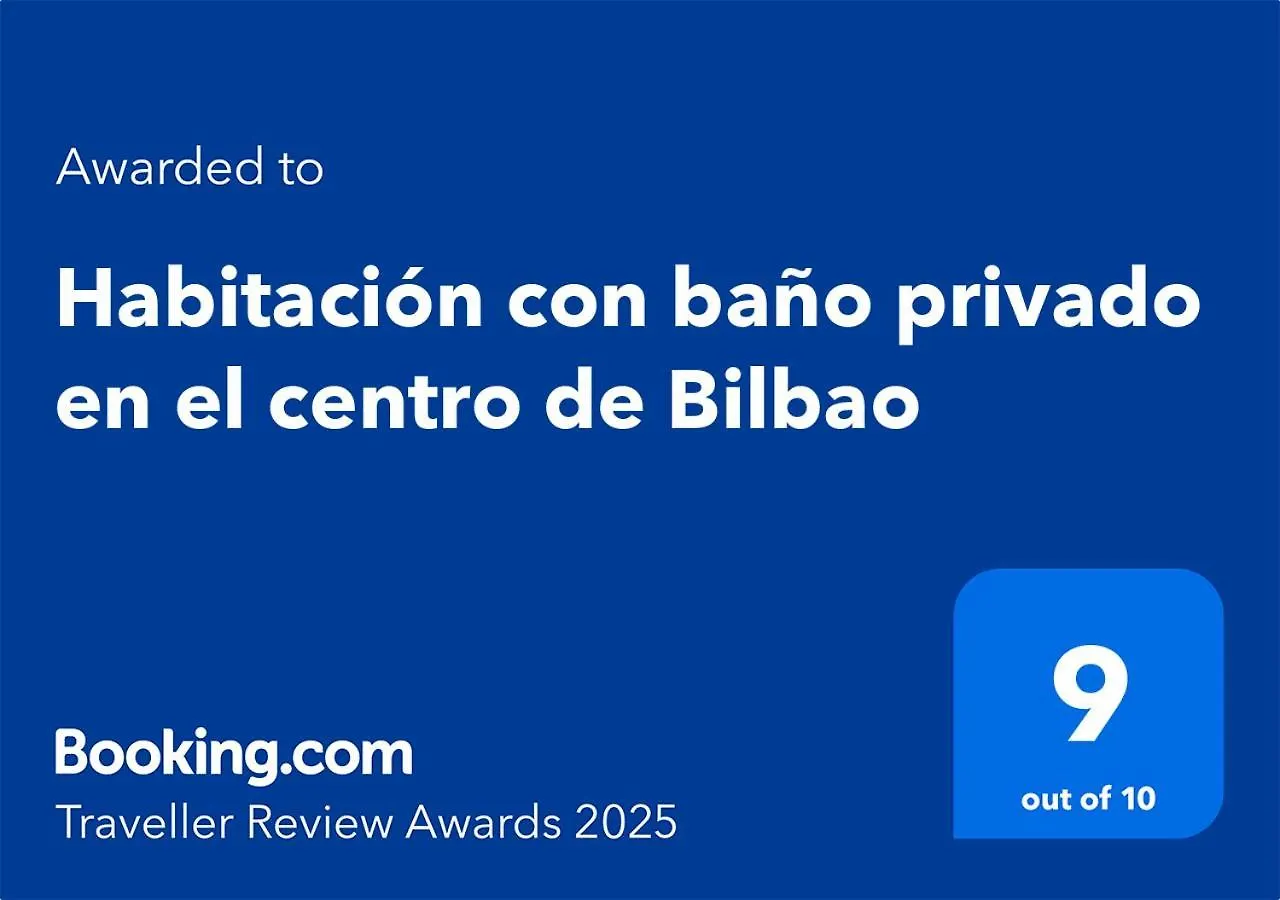 Habitacion Con Bano Privado En El Centro De Bilbao Accommodatie bij particulieren